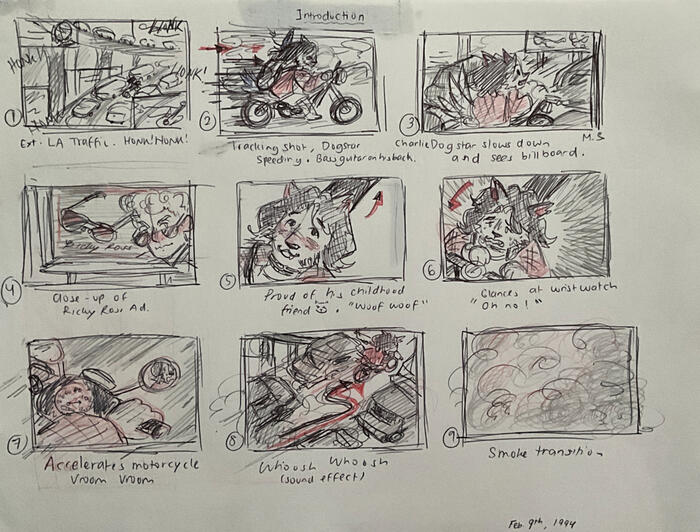 Dogstar Film Storyboard Part 1